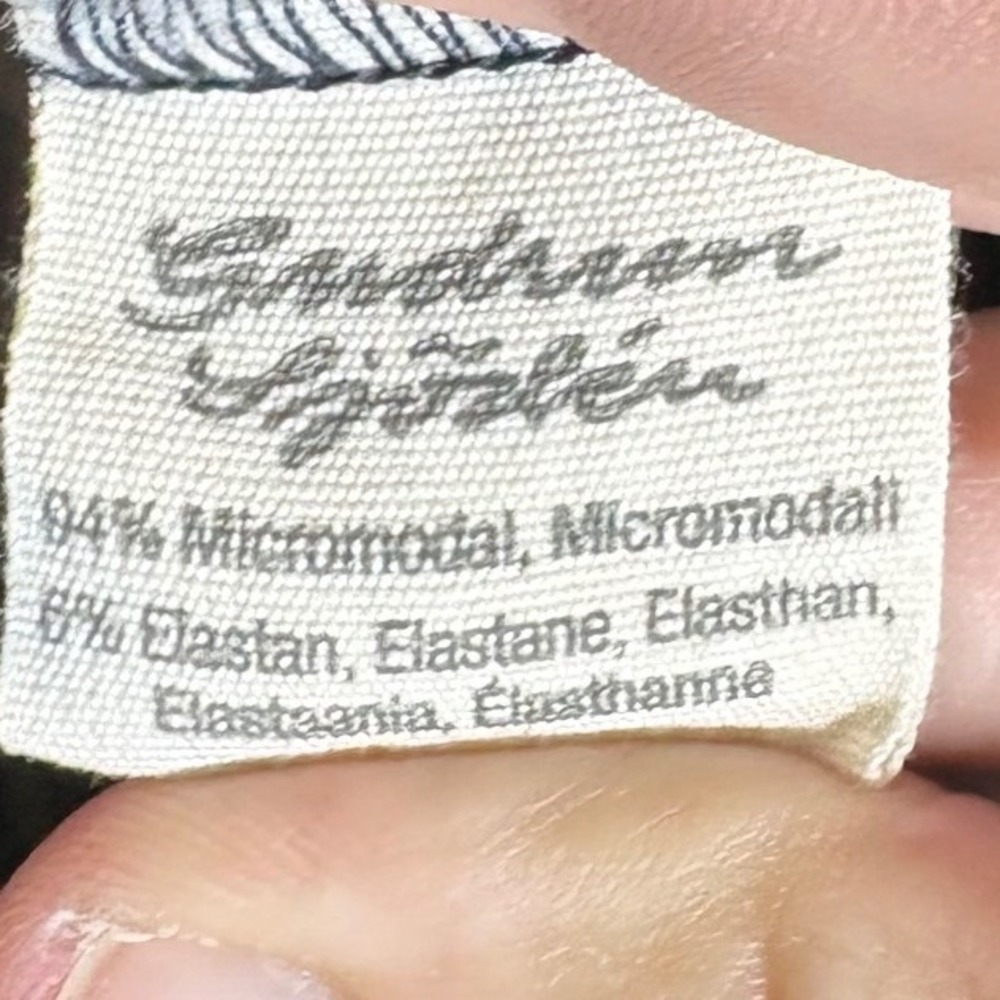 Gudrun Sjoden Micromodal Superfsoft A line jersey stretch floral dress M NWOT - Picture 3 of 4